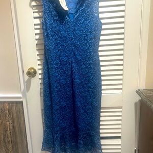 Shoshana NWT Blue elegant chic dress Size 12